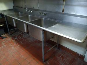 3 Basin Metal Sink