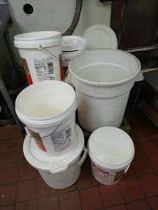 Huge Plastic Bucket Lot