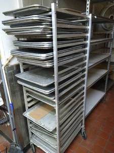 Rolling Rack With 32 Trays