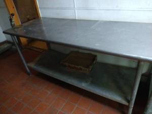 Metal TableCounter  Attached Can Opener