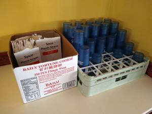 (75) Pepsi Cups  Straws