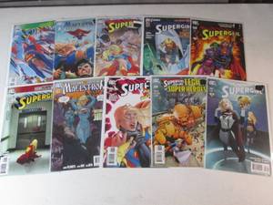 10 SuperGirl Comics...