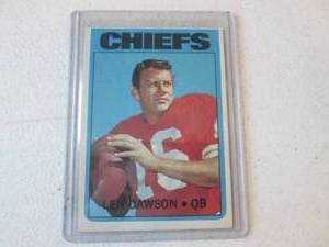 1972 Topps Len Dawson Card ...
