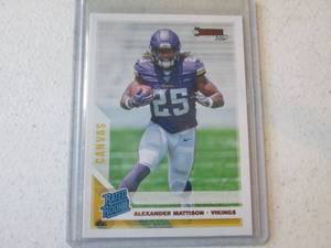 2019 Donruss Alexander Mattison Can...