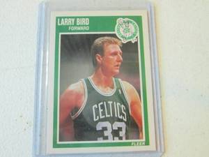 1989 Fleer Larry Bird Card...