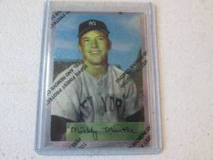 1996 Topps Finest Mickey Mantle Car...