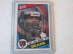 1984 Topps Walter Payton Card...