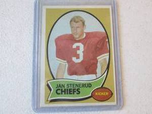 1970 Topps Jan Stenerud Card ...