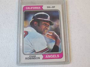 1974 Topps Frank Robinson Card...