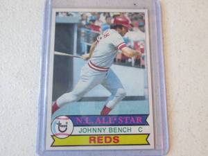 1979 Topps Johnny Bench Card...