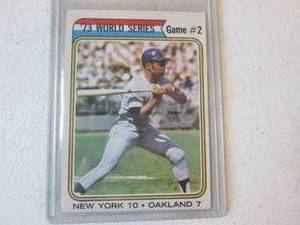 1974 Topps Willie Mays World Series...