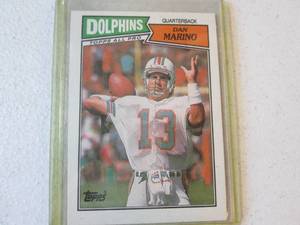 1987 Topps Dan Marino Card...