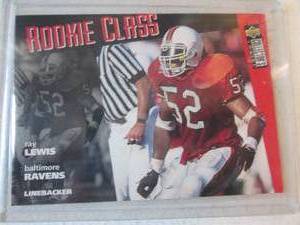 1996 Upper Deck Ray Lewis Rookie Ca...