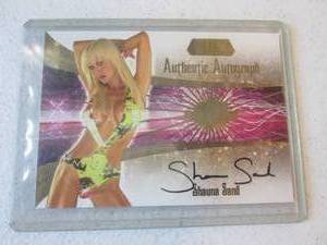 2007 BenchWarmer Shauna Sand Autogr...