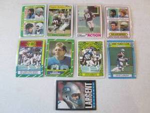 1980 - 1987 Topps Steve Largent  Ca...