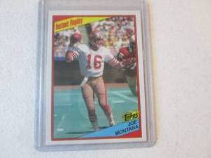 1984 Topps Joe Montana Card...