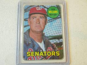 1969 Topps Ted Williams Card ...