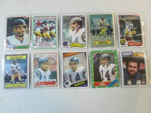 1980 - 1987 Topps Dan Fouts Cards ...