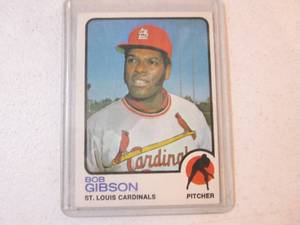 1973 Topps Bob Gibson Card...