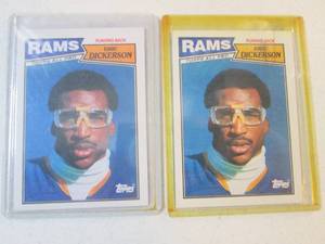 2 1987 Topps Eric Dickerson Cards...