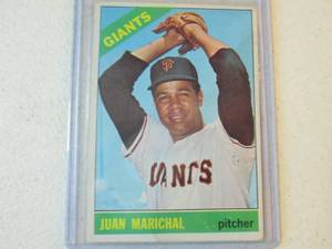 1966 Topps Juan Marichal Card ...
