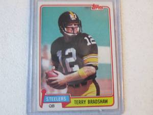 1981 Topps Terry Bradshaw Card ...