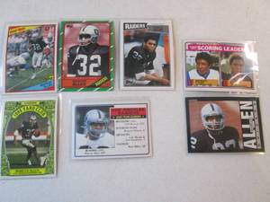 1983 - 1987 Topps Marcus Allen Card...