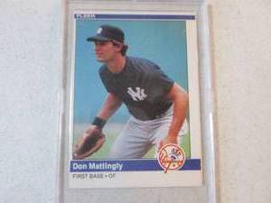 1984 Fleer Don Mattingly Rookie Car...