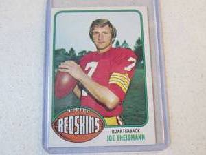 1976 Topps Joe Theismann Card...