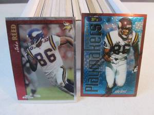 Box Of Minnesota Viking Cards...