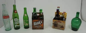 lot 69 image: Vintage Soda Pop Bottle Collection Etc.