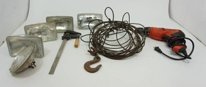 lot 76 image: Head Lamps, Drill Etc.