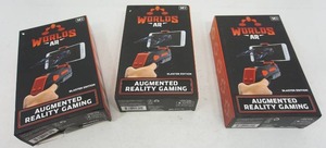 lot 12 image: (3) Worlds AR Augmented Reality Gaming...Blaster Edition