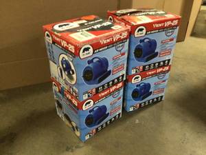 lot 20 image: Lot of 4 - Vent VP-25 Air Mover High Velocity Fan customer returns review pictures