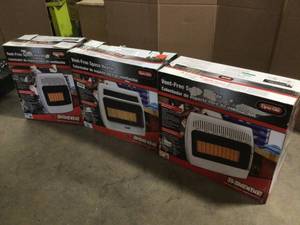 lot 28 image: Lot of Dyna Glo 20,000 BTU Vent Free Natural Gas Blue Flame Wall Heater open box customer returns see pictures