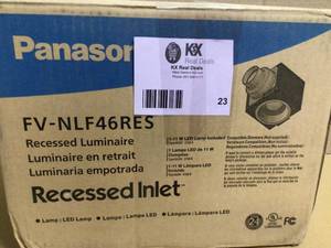 lot 23 image: Panasonic ExhaustSupply Recessed Inlet-Use WRemote Mount In-Line FansHERVs review pictures