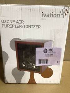 lot 31 image: Ivation Ozone Generator air purifier ionizer and deodrizer customer return see pictures