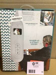 lot 33 image: Electric Heated Blanket 50 x 60 customer return see pictures