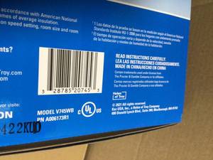 lot 37 image: Vicks Warm Mist Humidifier customer return see pictures