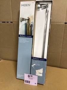 lot 48 image: Lot of Moen Towel Bars not used see pictures
