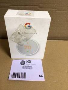 lot 56 image: Nest thermostat open box customer return review pictures
