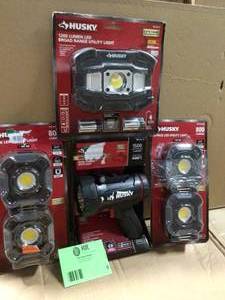 Mix lot of Husky Lights, customer returns, review all pictures