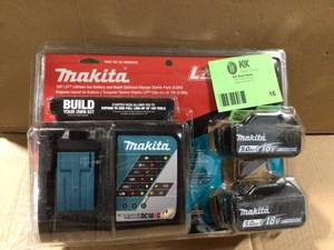 Makita 5.ah 18v Batteries and Charger, Review all pictures
