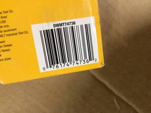 DEWALT  12 in. Drive SAE Deep Impact Socket Set (7-Piece), customer returns, review all pictures