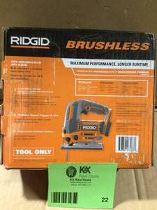 Ridgid 18V Brushless Jig Saw, Customer return, Review all pictures