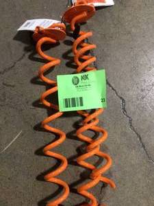 Vortex  16 in. Steel Folding Ring Spiral Ground Anchor, Customer returns, Review all pictures