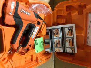 Paslode  Lithium-Ion Battery 16-Gauge Angled Cordless Finished Air Tool Nailer, Customer return, review all pictures