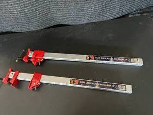lot 28 image: 2 BR Tools 24 Bar Clamps