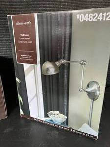 lot 49 image: 2 Allen & Roth Wall Lamps New