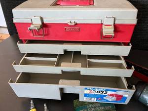 lot 82 image: Piano 833 Tool Chest with Black & Decker Air Impact Wrench and More